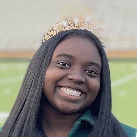 Photo shows a headshot of Mariah Neyland, a 12th grader at Gary Comer College Prep in Chicago, IL, who was part of the Homecoming Court