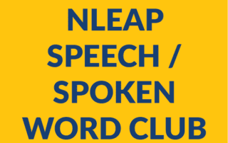 NLEAP Speech Spoken Word Club Cover