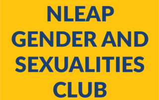 NLEAP Gender and Sexualities Club Cover