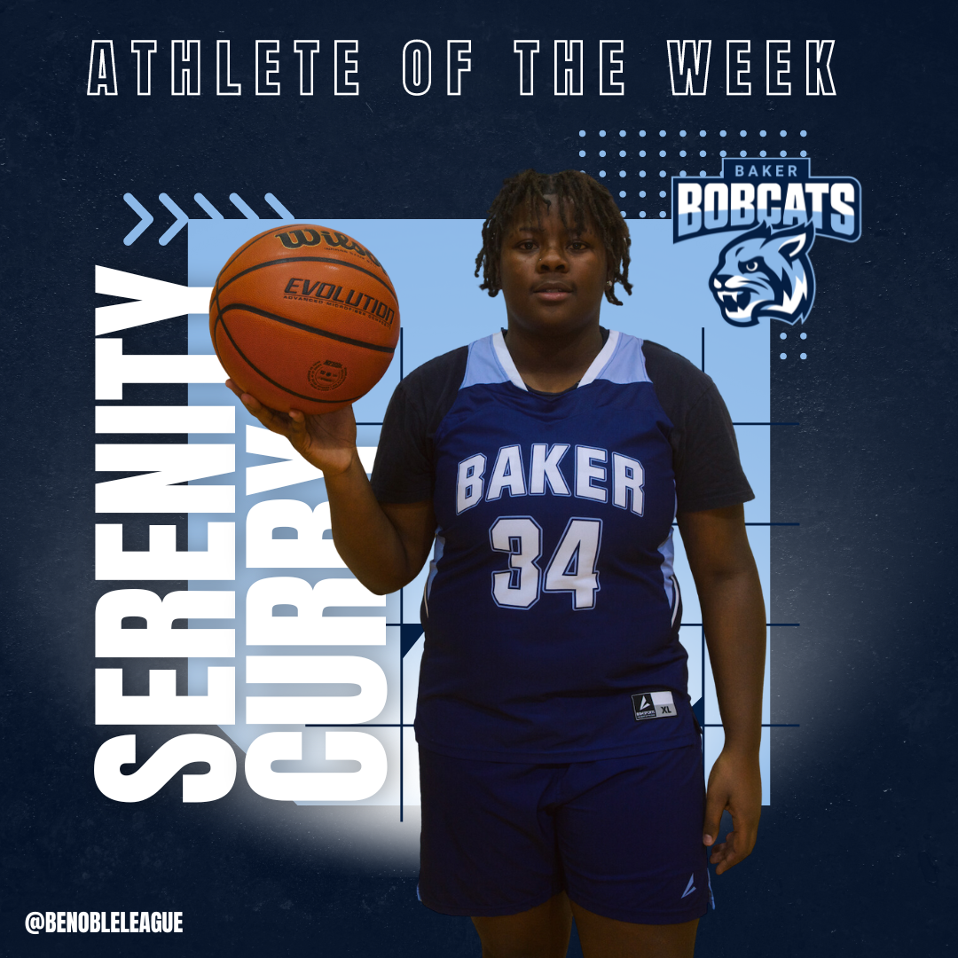 Athlete of the week graphic- Serenity Curry