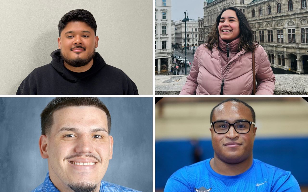 Four headshots of coaches at Noble Street College Prep in Chicago, IL.