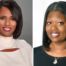 A collage of two images. They are headshots of Noble Schools' two newest board members: Phyllis Lockett and Angela Carter